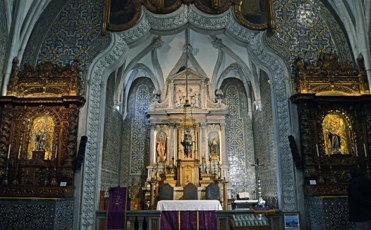 Igreja Nossa Senhora do Pópulo, altar, Caldas da Rainha