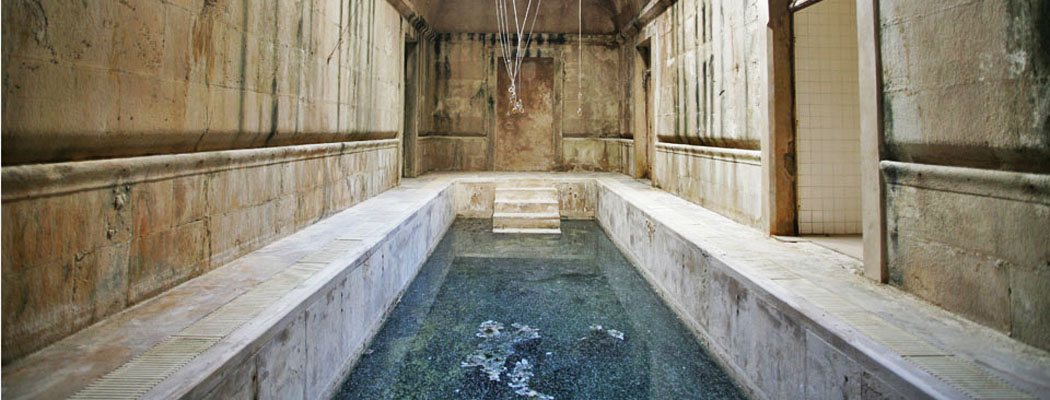 Piscina medieval da Rainha D. Leonor no Hospital Termal