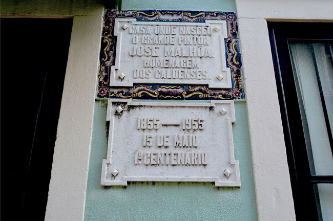 The house where José Malhoa the Painter was born