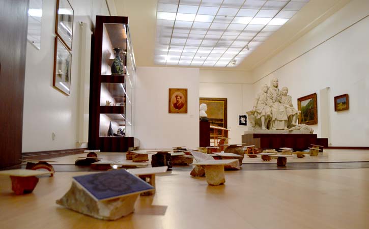 Lion´s group room in Caldas da Rainha José Malhoa Museum
