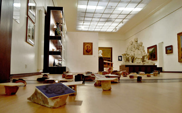 Museu José Malhoa, Caldas da Rainha, sala do Grupo Leão, Gocaldas, o teu Guia Turístico Local