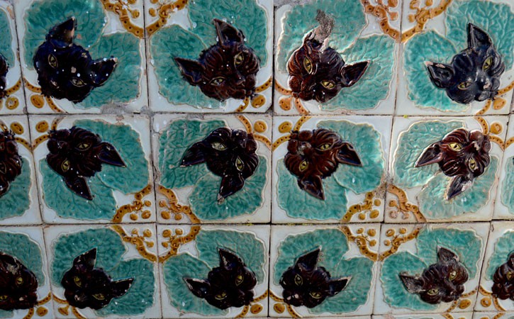 Azulejos Bordalo Pinheiro no INATEL