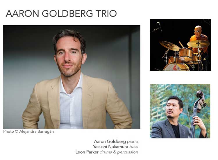 Aaron Goldberg Trio toca em Caldas da Rainha - GoCaldas Guia Turístico CCC Caldas nice Jazz