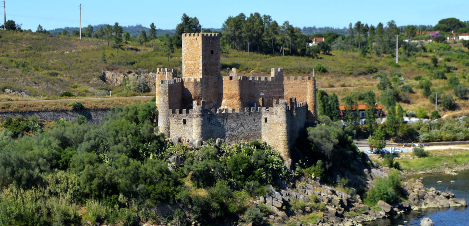 Almourol Knights Templar Castle on the Tagus River
